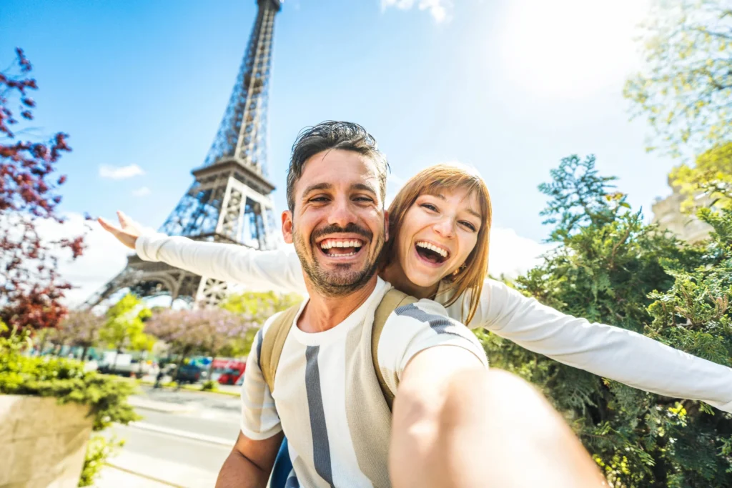 Eifel tower selfie